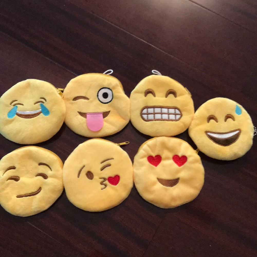 Emoji coin purses